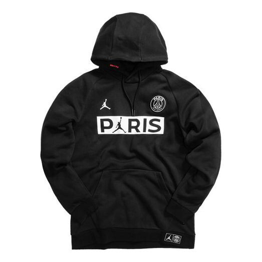 

Худи Jordan Paris Saint-Germain PSG logo Printing Autumn BQ8351-010, черный