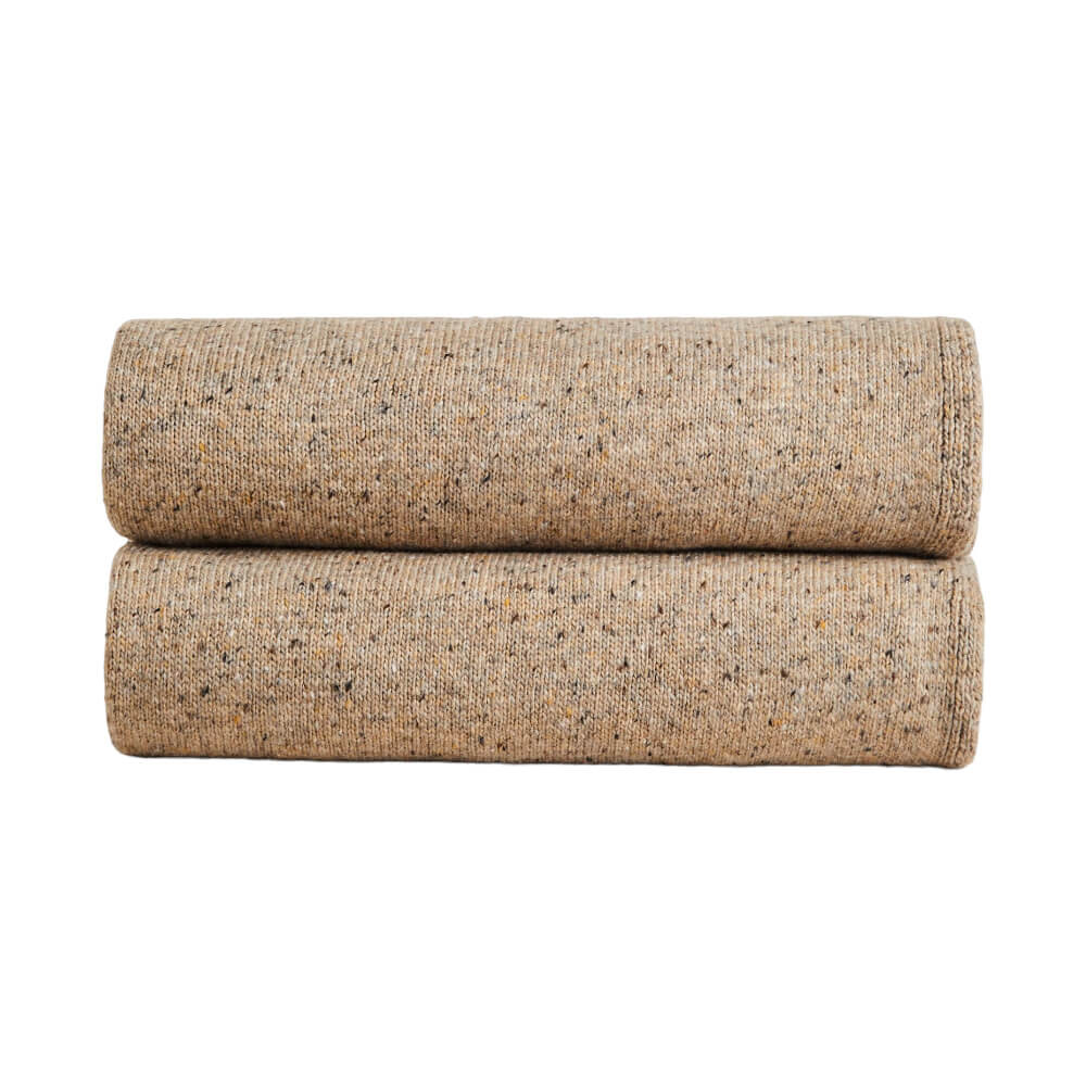 

Плед Zara Home Plain Knit, бежевый