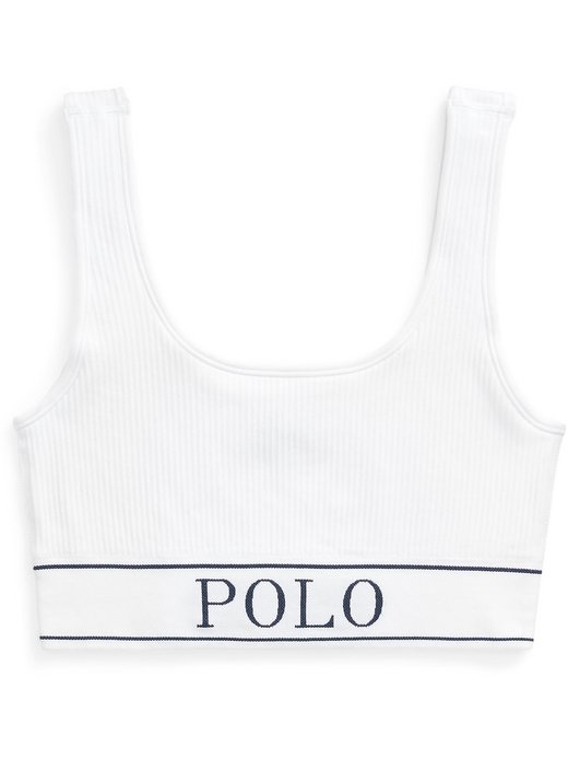 

Топ-Бюстье с овальным вырезом Polo Ralph Lauren, белый