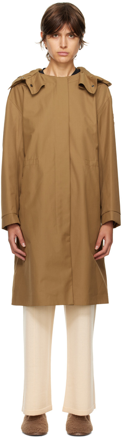 

Светло-коричневый тренч с капюшоном Max Mara Leisure