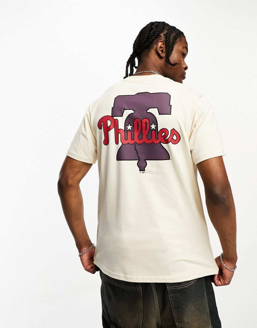 

Белая футболка 47 Brand Philadelphia Phillies с принтом на груди и спине, Белый