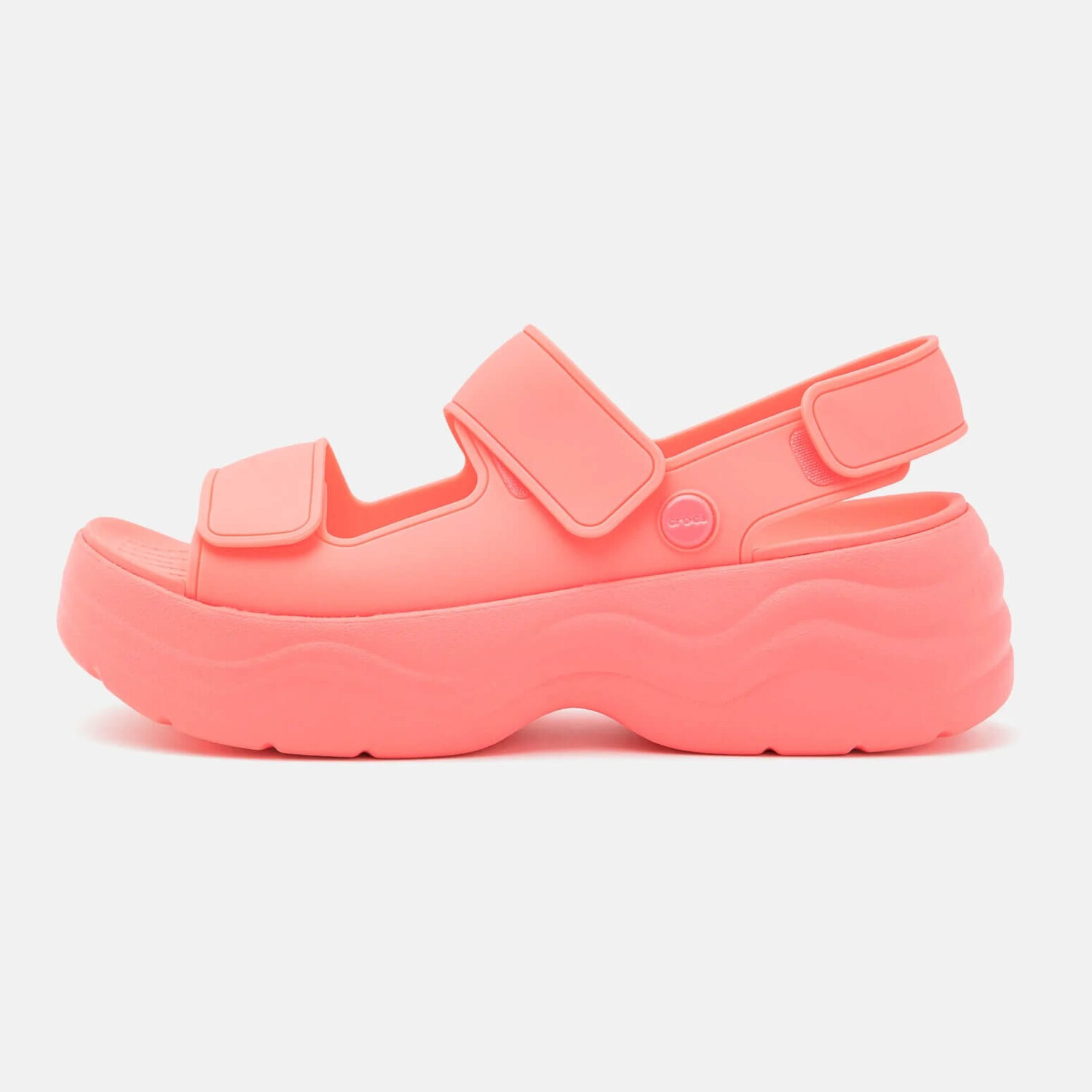 

Сандалии на платформе Crocs Skyline, розовый