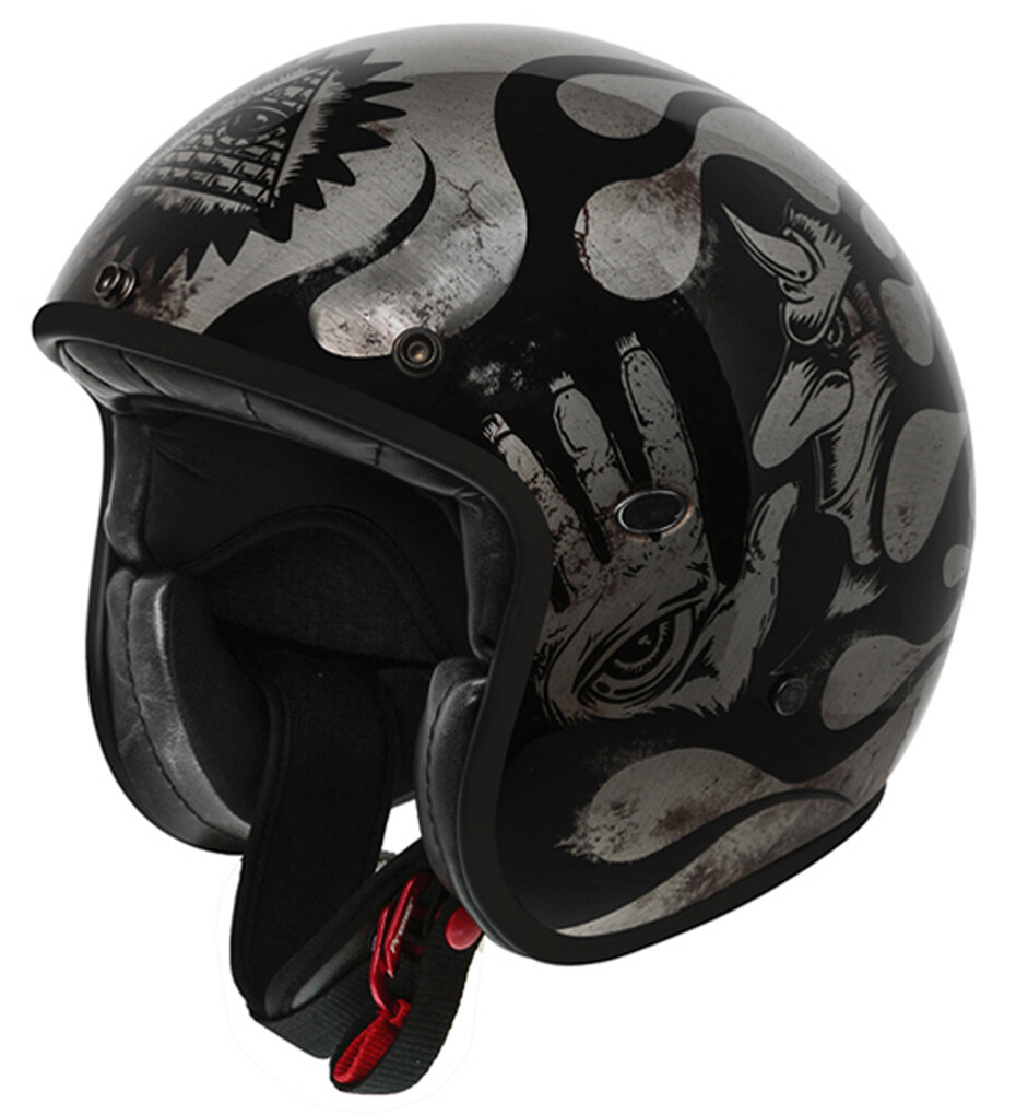 

Шлем мотоциклетный Premier Le Petit BD 17 BM Jet Helmet, черный