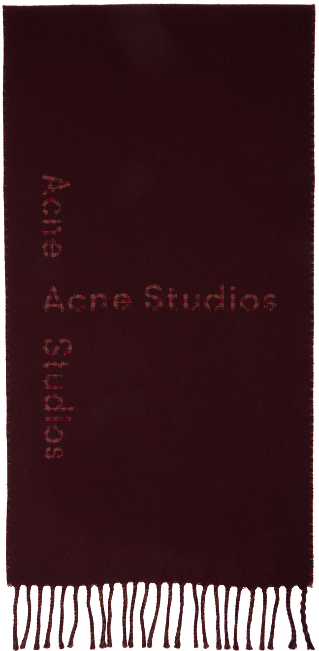 

Бордовый шарф Vasto Acne Studios