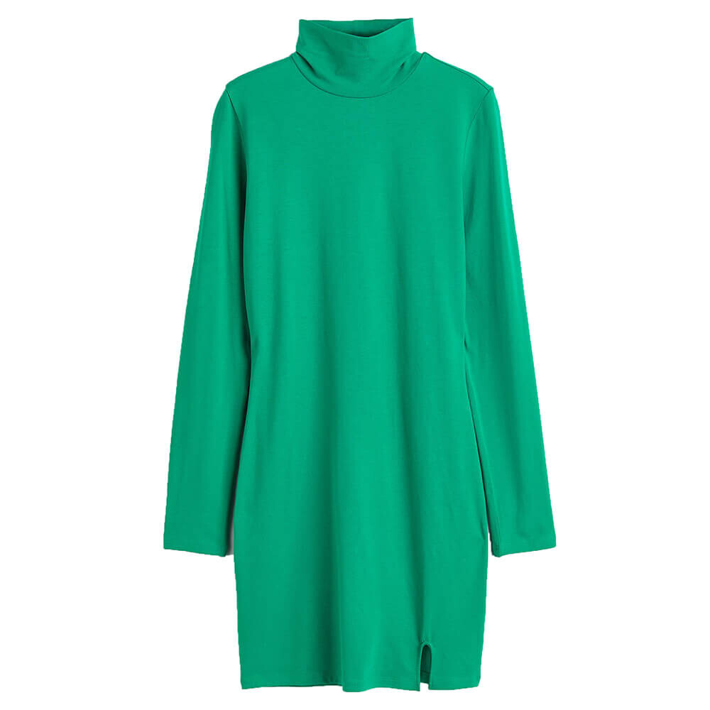

Платье H&M Turtleneck Bodycon, зеленый