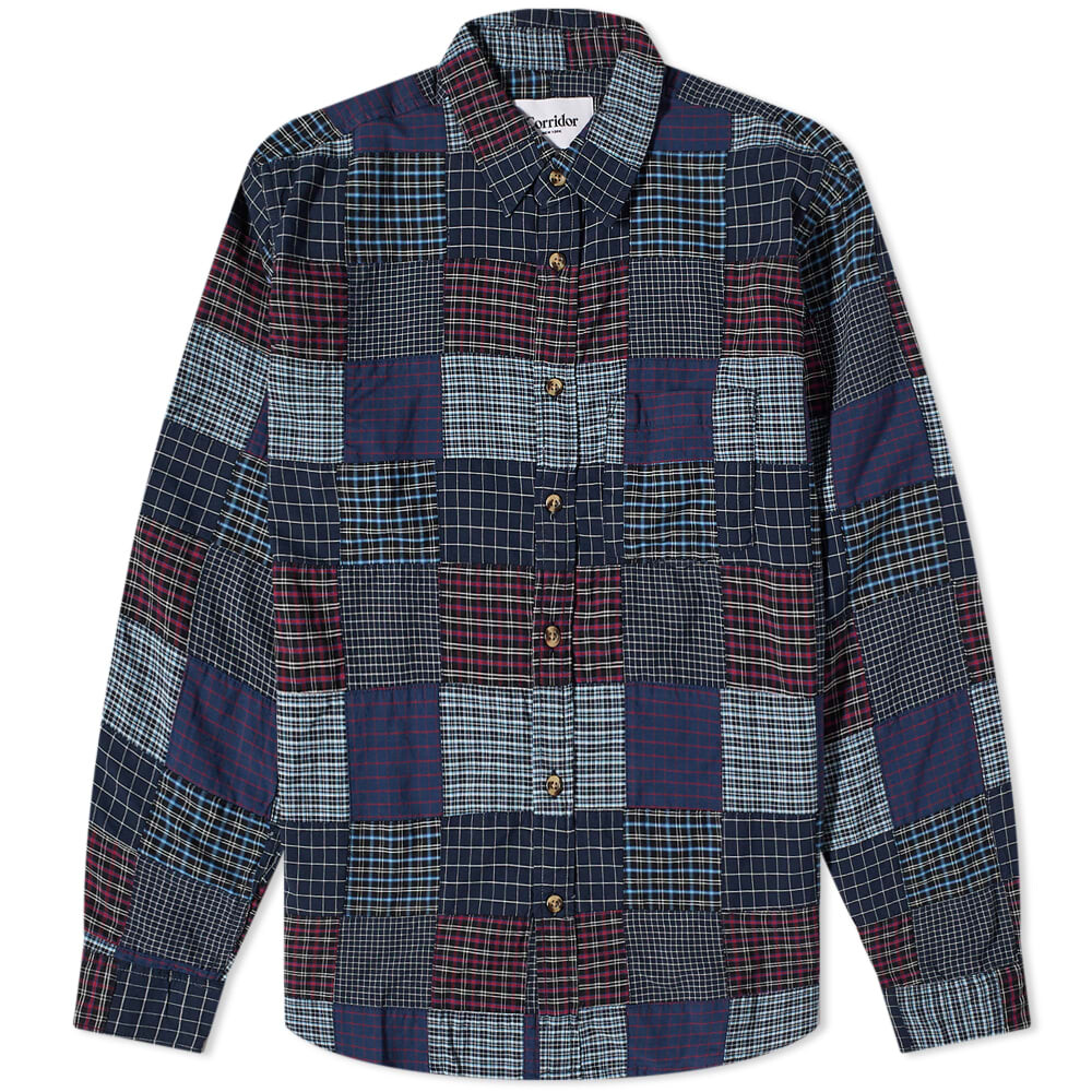 

Рубашка Corridor Patchwork Plaid Shirt