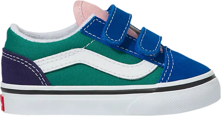 

Кроссовки Vans Old Skool V Toddler Retro Court - Multi, разноцветный