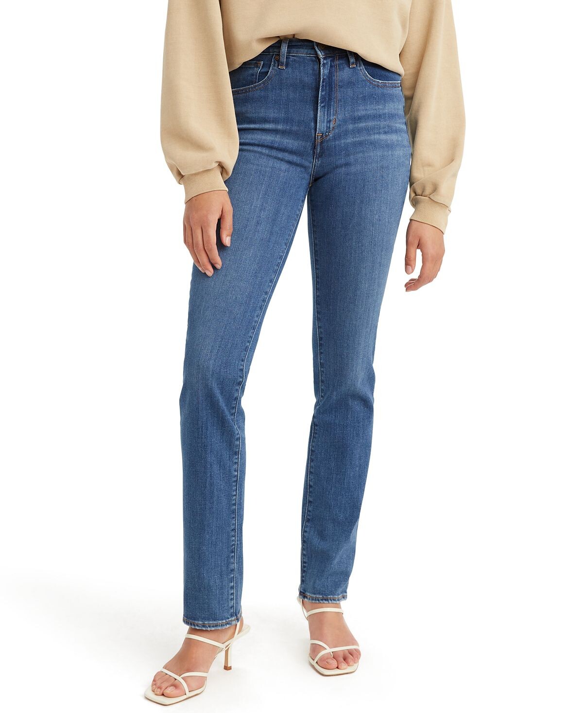 

Женские джинсы прямого кроя 724 короткой длины Levi's, мульти