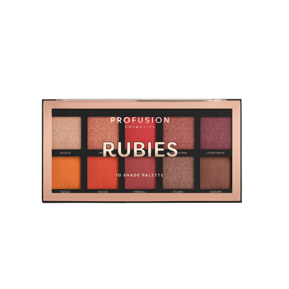 Profusion Rubies Eyeshadow Palette палетка из 10 теней для век profusion meadow 10 shade palette