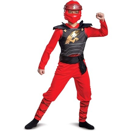 

Костюм Lego Disguise Kai Ninjago для детей, красный