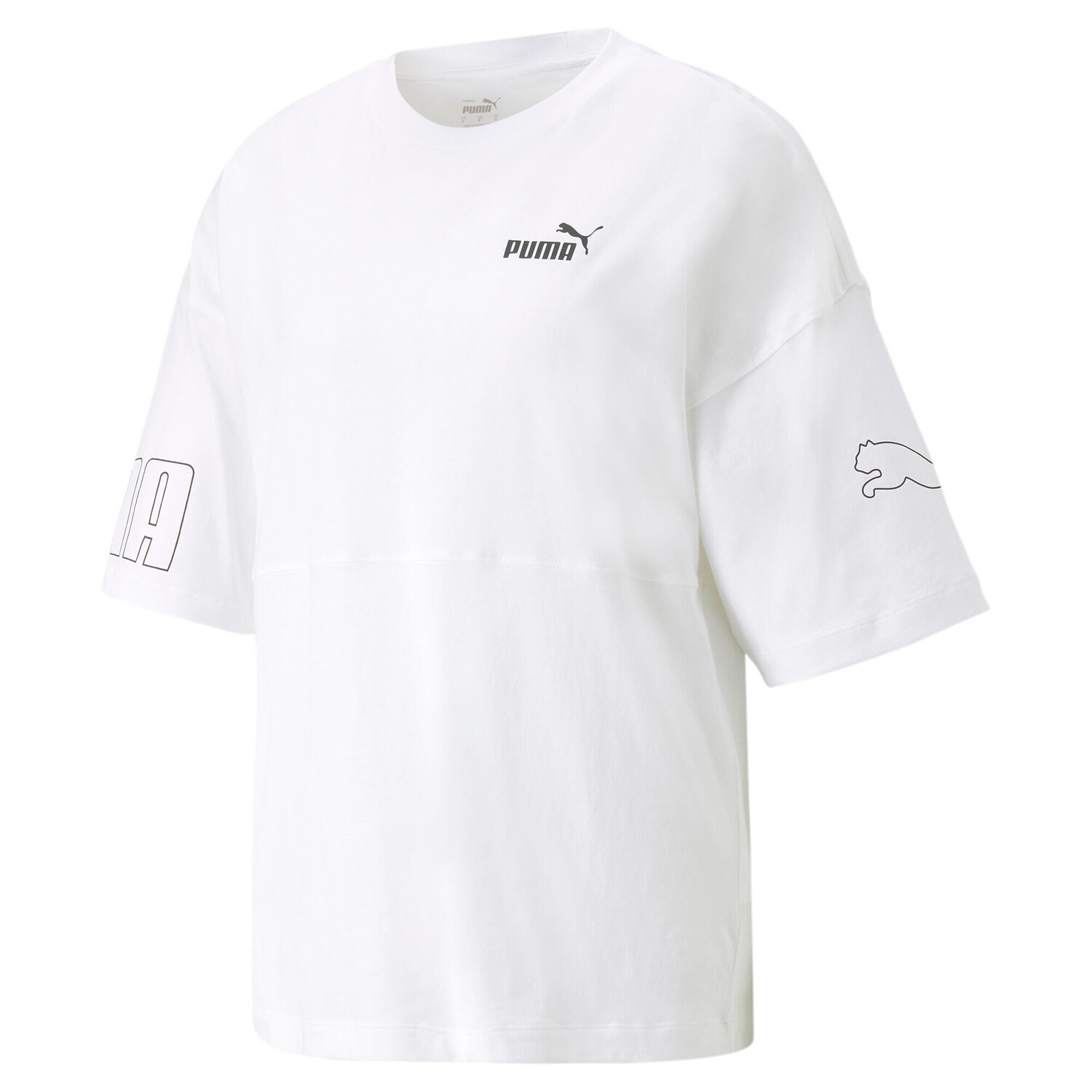 

Футболка женская Puma Modern Sports, белый/белый/черный