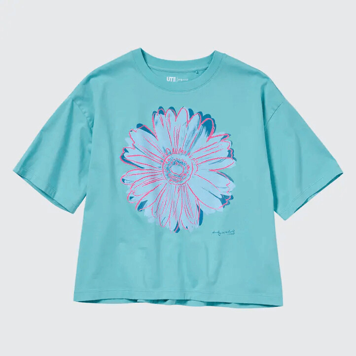

Футболка Uniqlo UT Andy Warhol Flowers Collection, зеленый