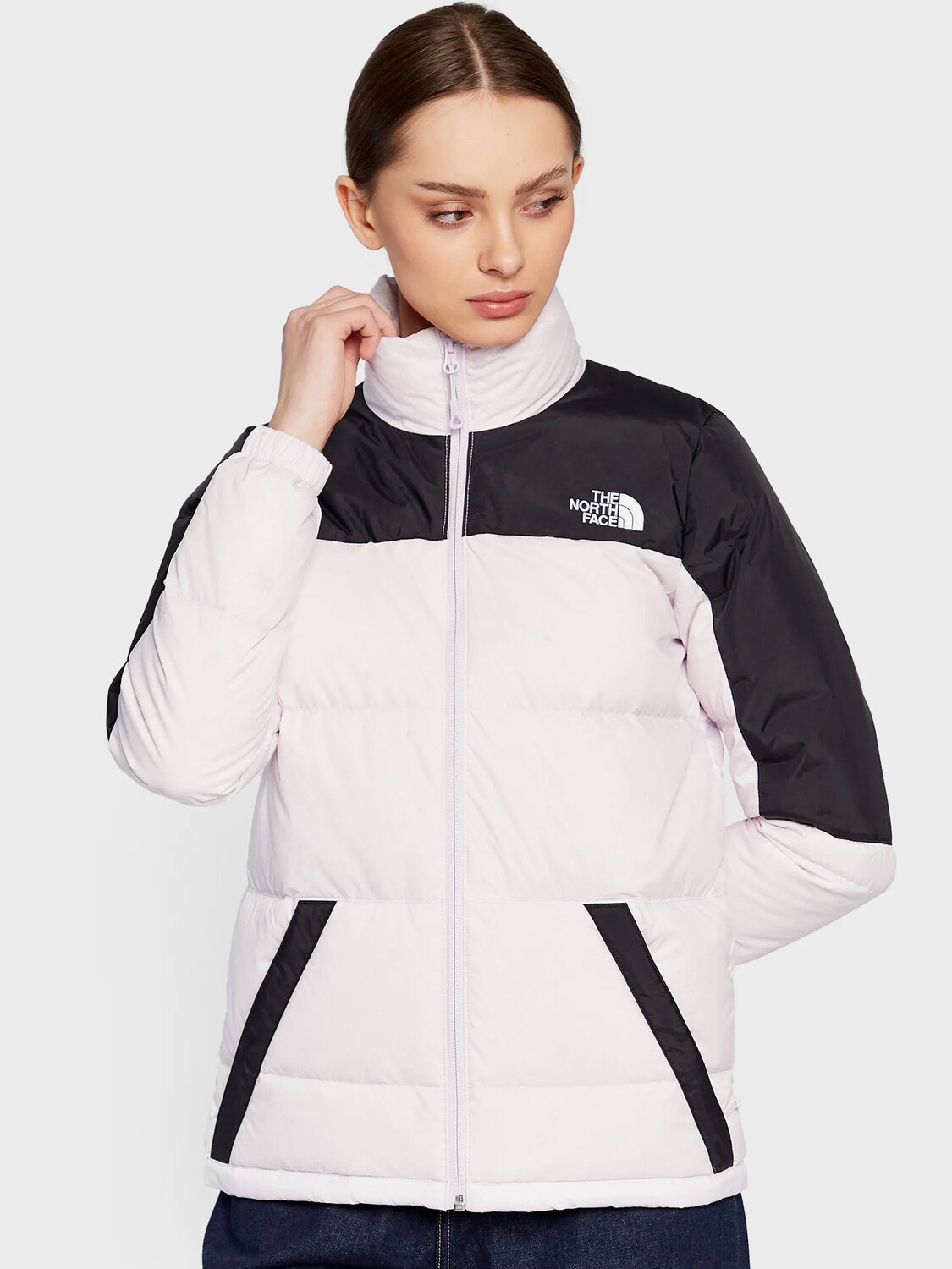 

Пуховик The North Face Diablo для улицы, черный/розовый
