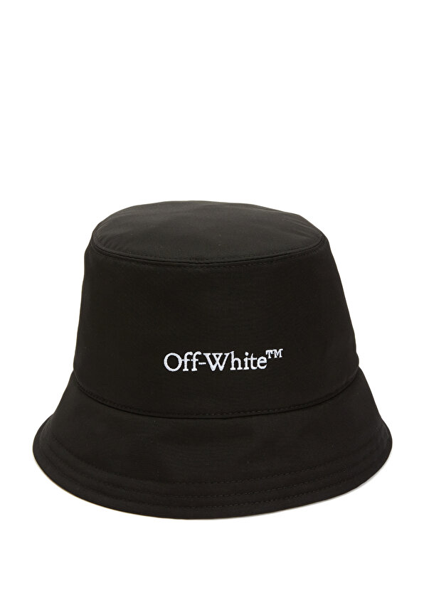 Женская шляпа с черно-белым логотипом Off-White