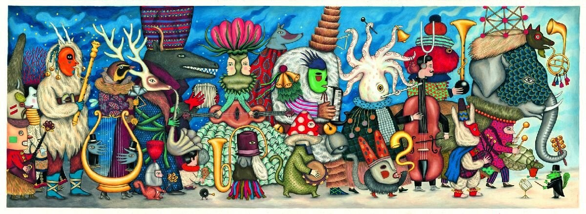 

Джеко, пазл, Оркестр, 500 шт. Djeco