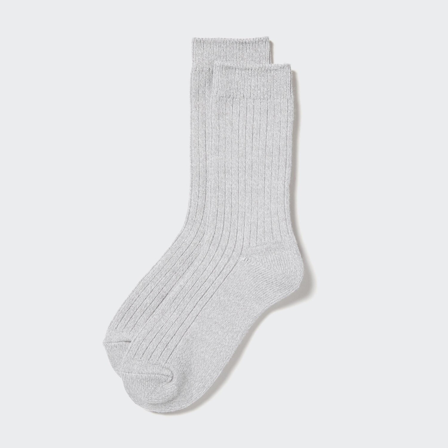 

Термоноски HEATTECH в рубчик Uniqlo, серый