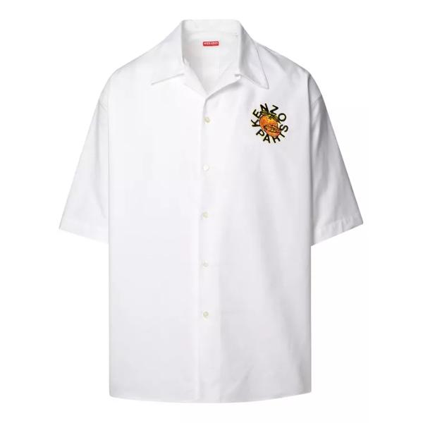 Футболка s/s logo shirt Kenzo, белый футболка kenzo logo белый