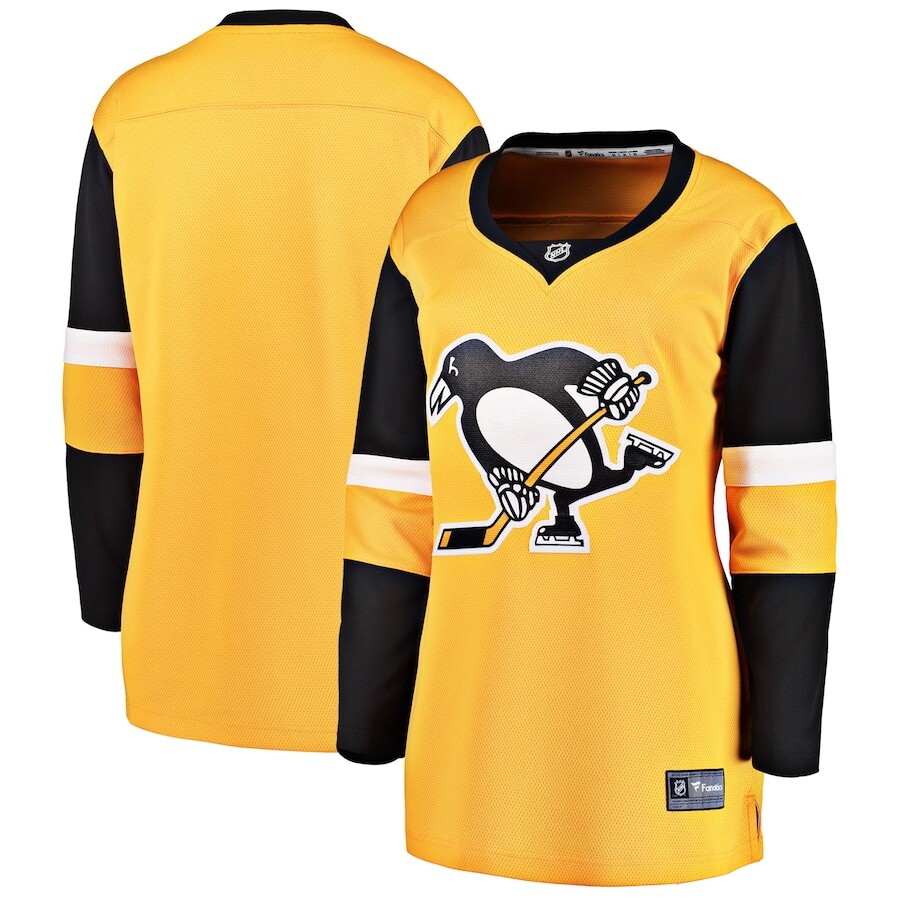 

Джерси Fanatics Branded Pittsburgh Penguins, золотой