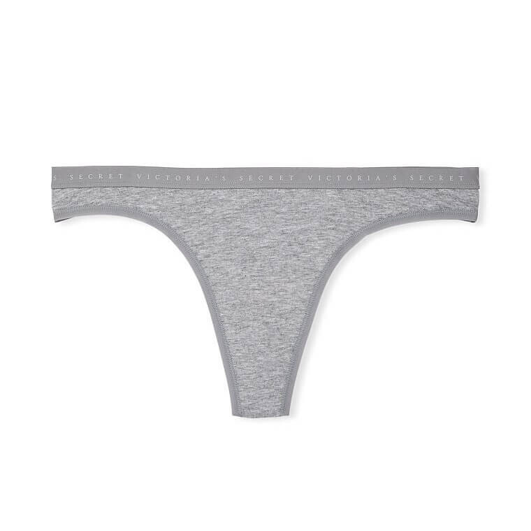 

Трусики-стринги Victoria's Secret Stretch Cotton, серый