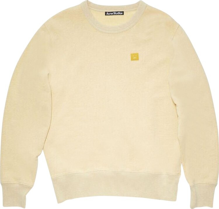 

Толстовка Acne Studios Crewneck Sweatshirt 'Pale Yellow Melange', желтый