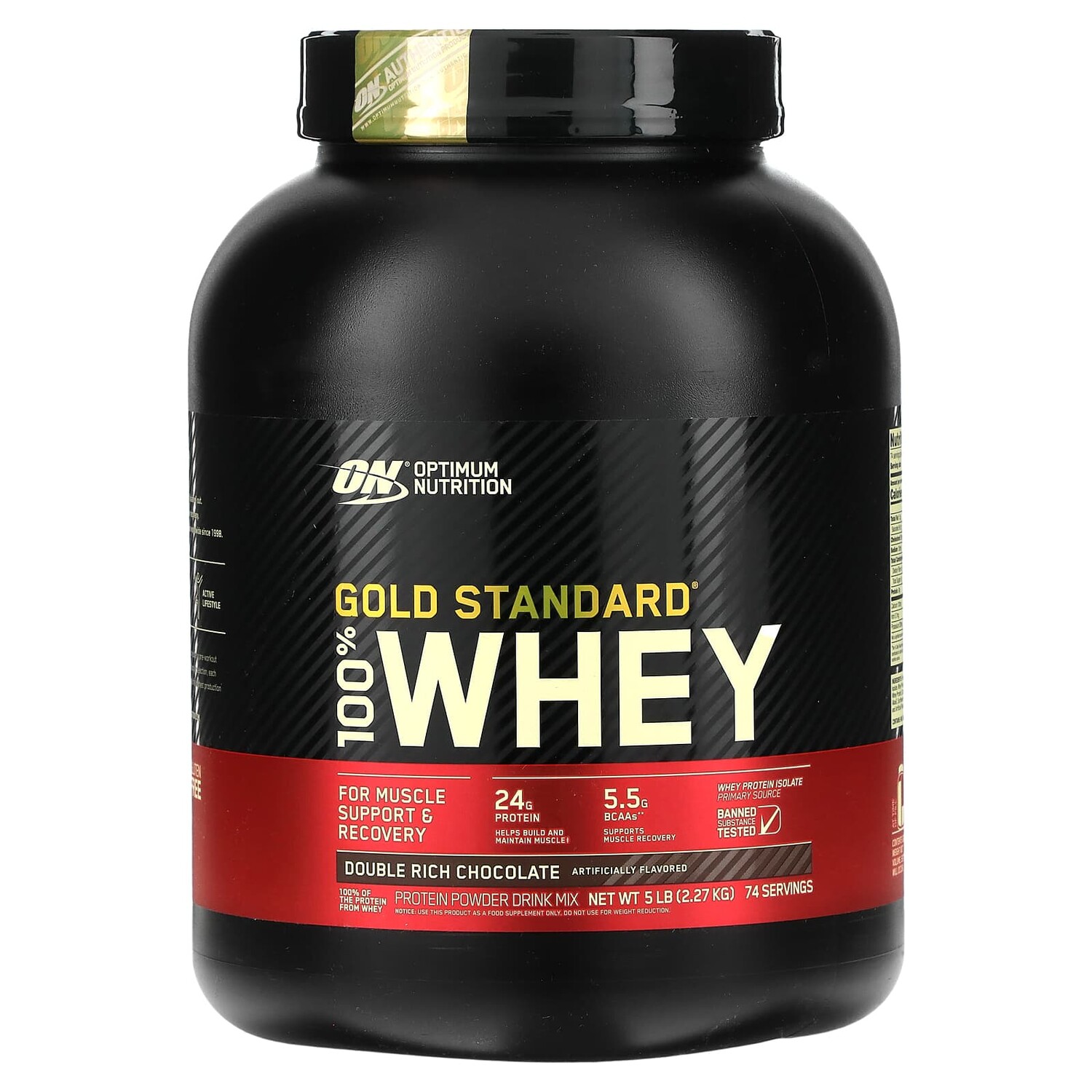 

Gold Standard 100% Whey, шоколад двойного насыщения, 2,27 кг (5 фунтов), Optimum Nutrition