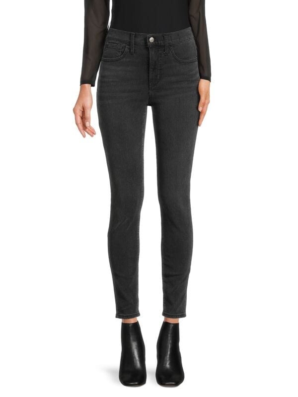 

Джинсы - Cкинни Madewell со средней посадкой, черный