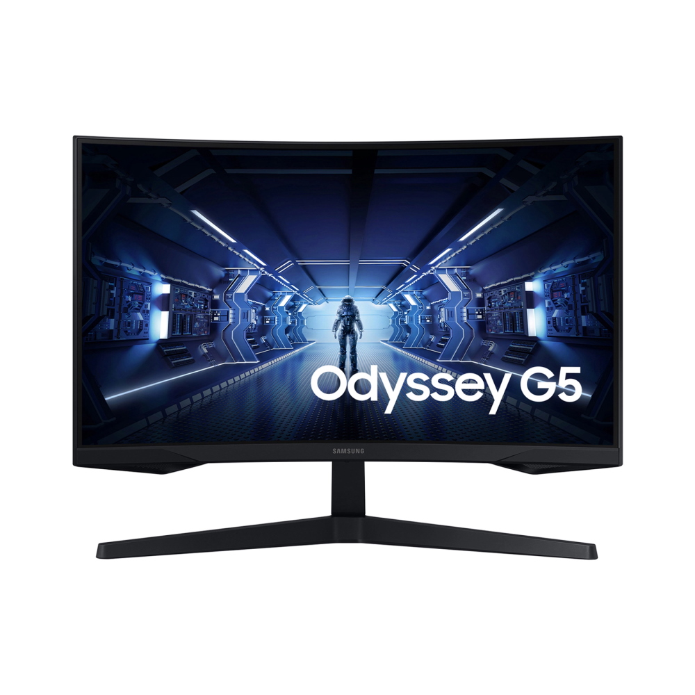 Изогнутый игровой монитор Samsung Odyssey G5, 34, 3440x1440, 165 Гц, VA, черный