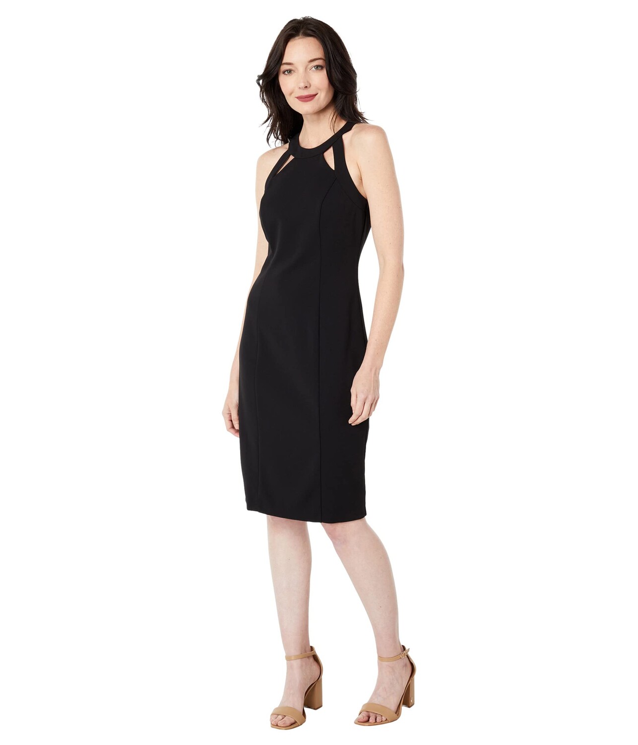 

Платье Vince Camuto, Sleeveless Cocktail Dress with Neckband and Keyholes