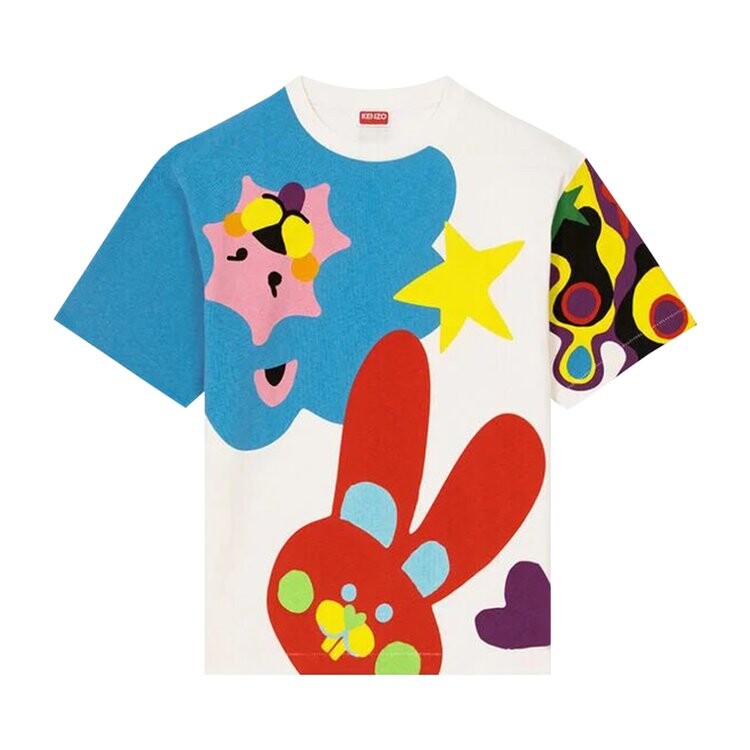 

Футболка Kenzo Kenzoo Oversize Tee 'Off White', белый