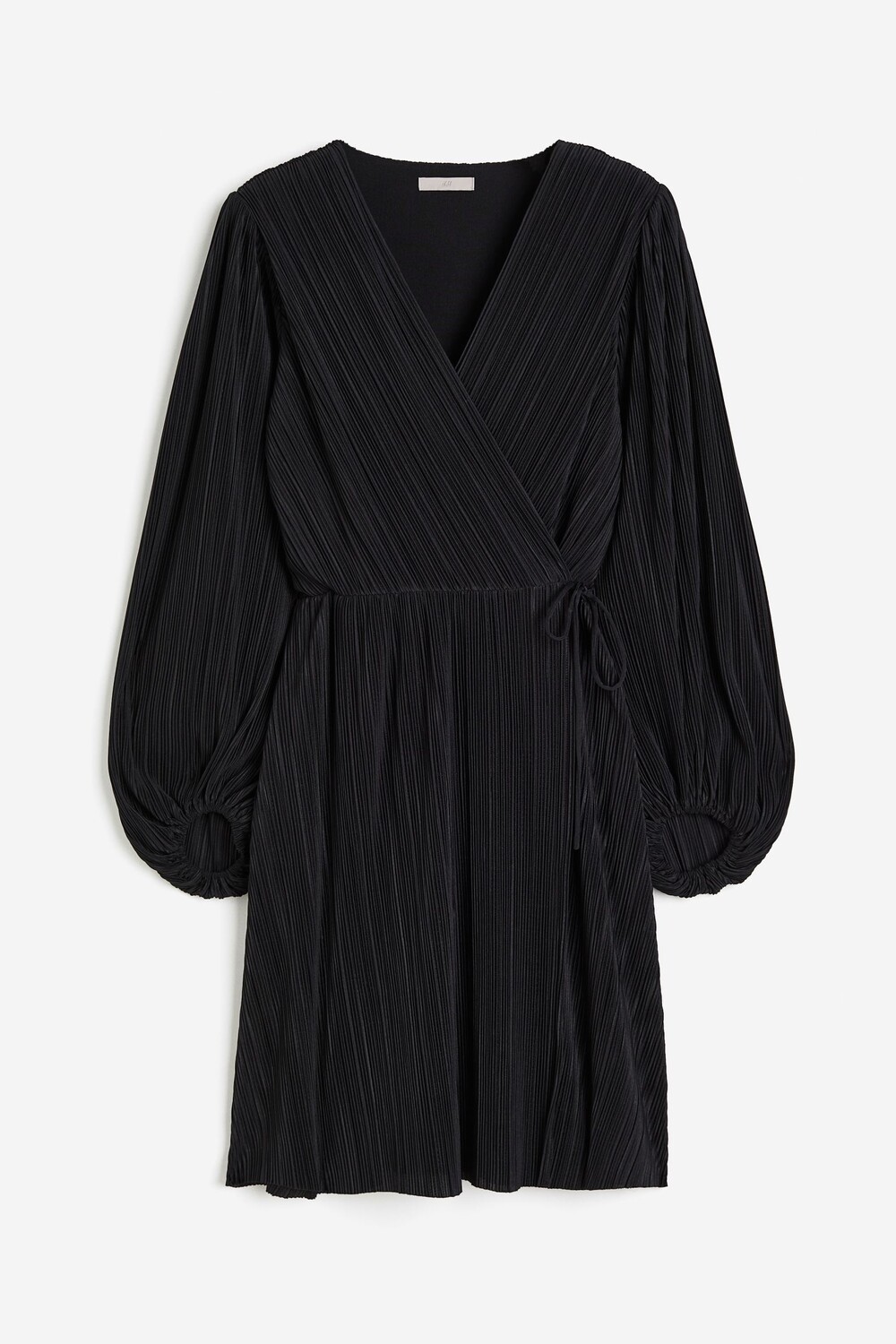 

Платье H&M Plissé Wrap, черный