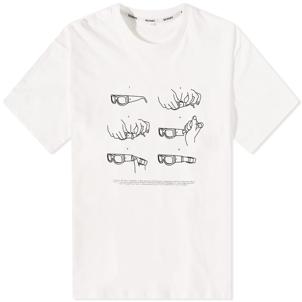

Футболка Sunnei Print Tee, Коричневый