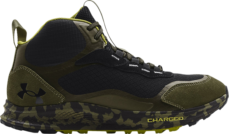 

Кроссовки Under Armour Charged Bandit Trek 2 Marine Green Camo, черный