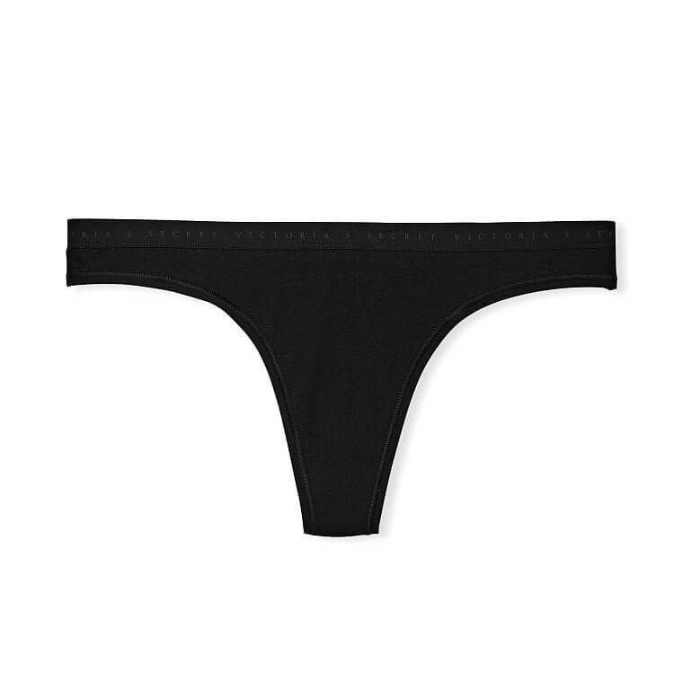 

Трусики-стринги Victoria's Secret Stretch Cotton, черный