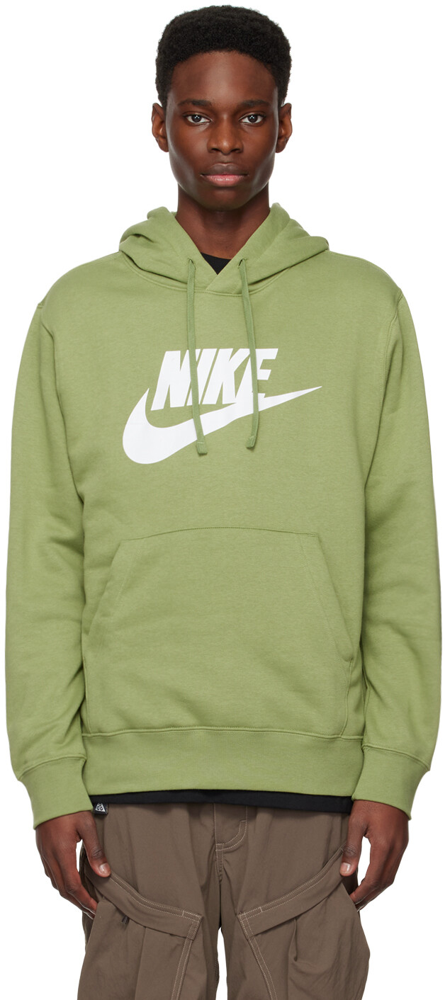

Зеленая худи с кулиской Nike, Зеленый