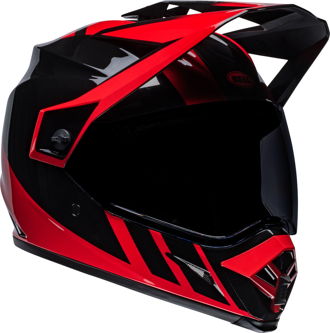 цена Шлем для мотокросса Bell MX-9 Adventure MIPS Dash, черный/красный