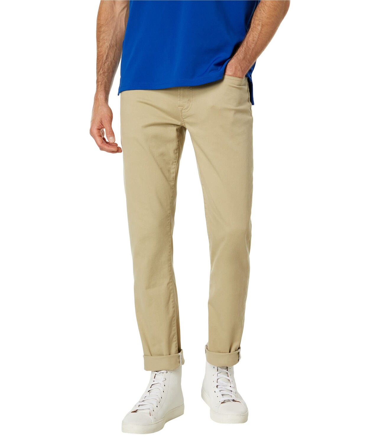 

Брюки чинос U.S. POLO ASSN., Slim Straight Stretch Five-Pocket Pants, Коричневый