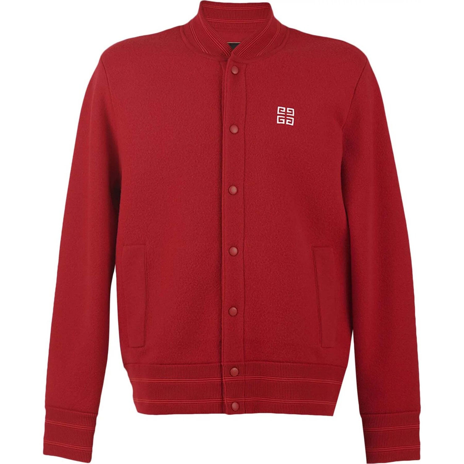 

Куртка Givenchy Embroidered Varsity, красный