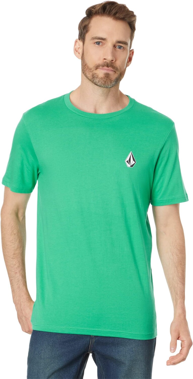 

Футболка с короткими рукавами Iconic Stone Volcom, цвет Jungle Green