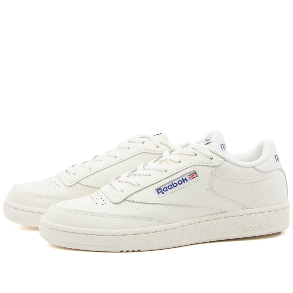 Мужские кроссовки Reebok Club C 85, бело-синий