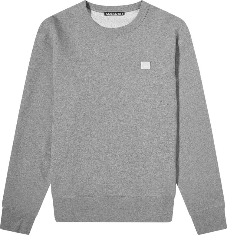 

Толстовка Acne Studios Crewneck Sweatshirt 'Light Grey Melange', серый