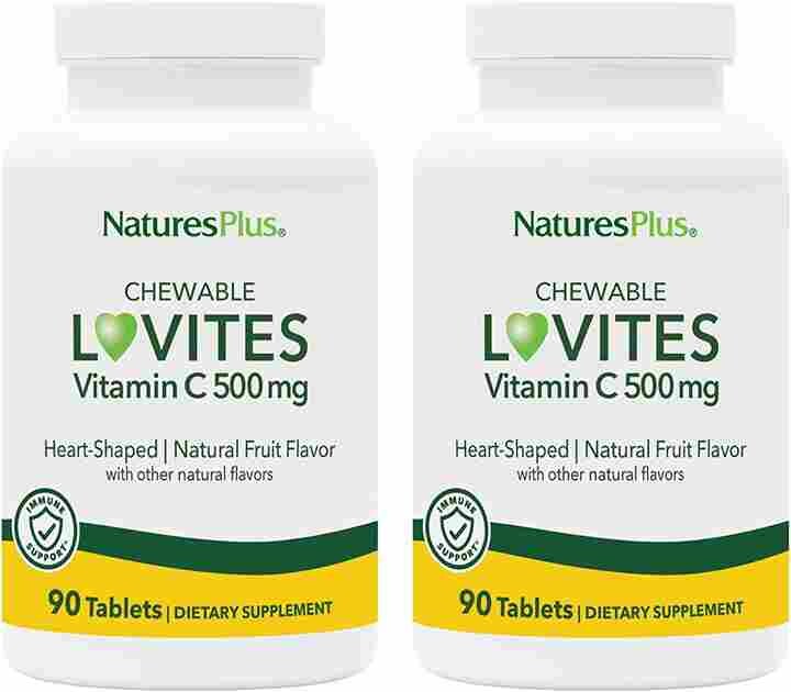 

Витамин C Lovites Vitamin C 500 мг, 2 упаковки по 90 таблеток