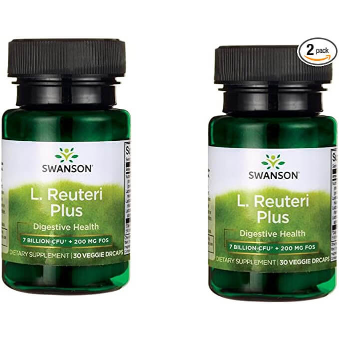 Пробиотический комплекс L.Reuteri Plus Swanson, 30 капсул, 2 упаковки