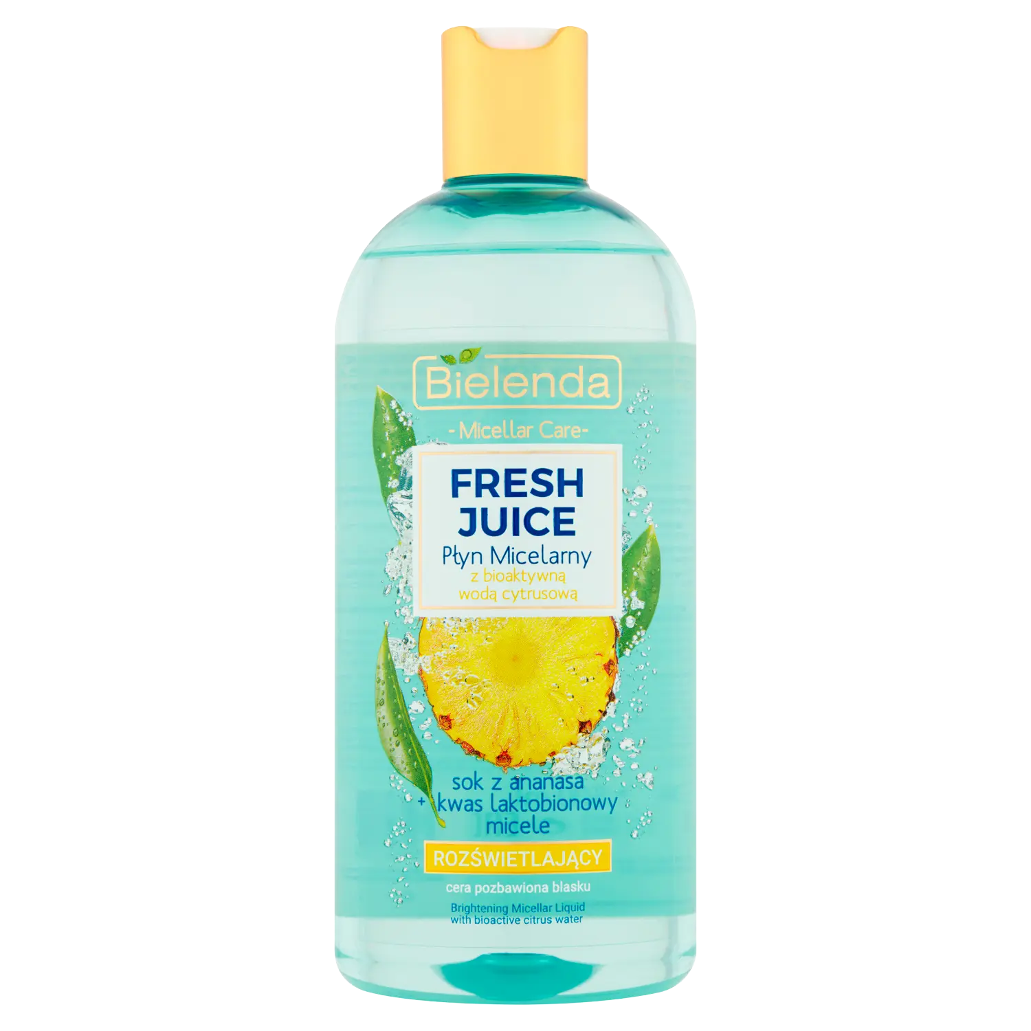 

Bielenda Fresh Juice мицеллярная жидкость с биоактивным осветлением цитрусовой водой, 500 мл