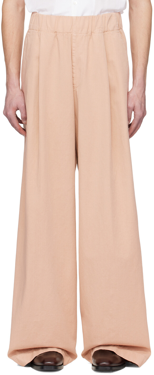

Розовые брюки свободного кроя Dries Van Noten