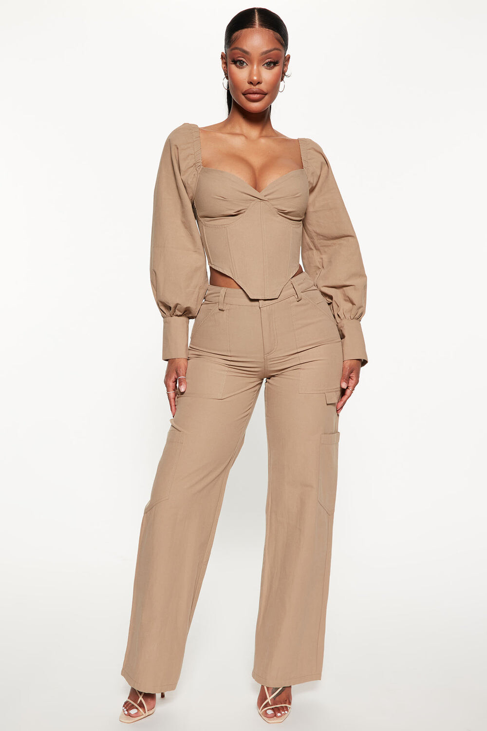 

Брюки Fashion Nova 81138SK, серо-коричневый