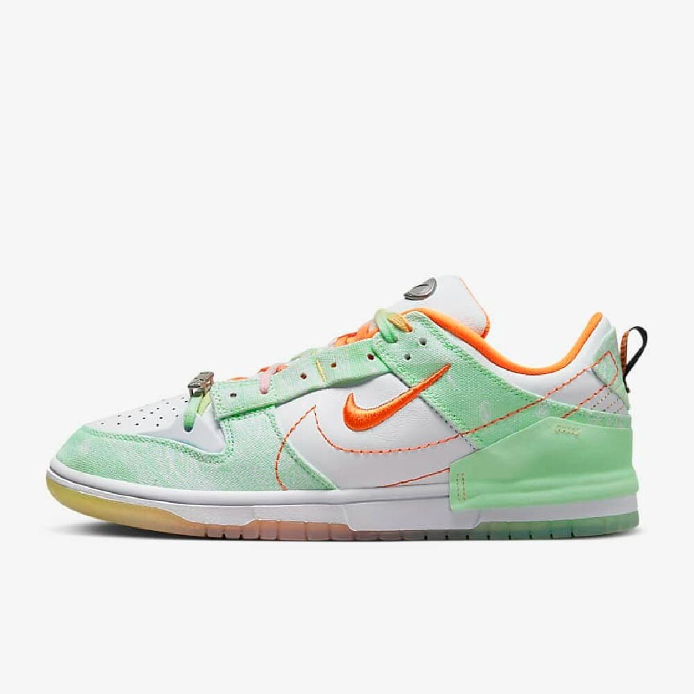 

Кроссовки Nike Dunk Low Disrupt 2, белый/зеленый/оранжевый