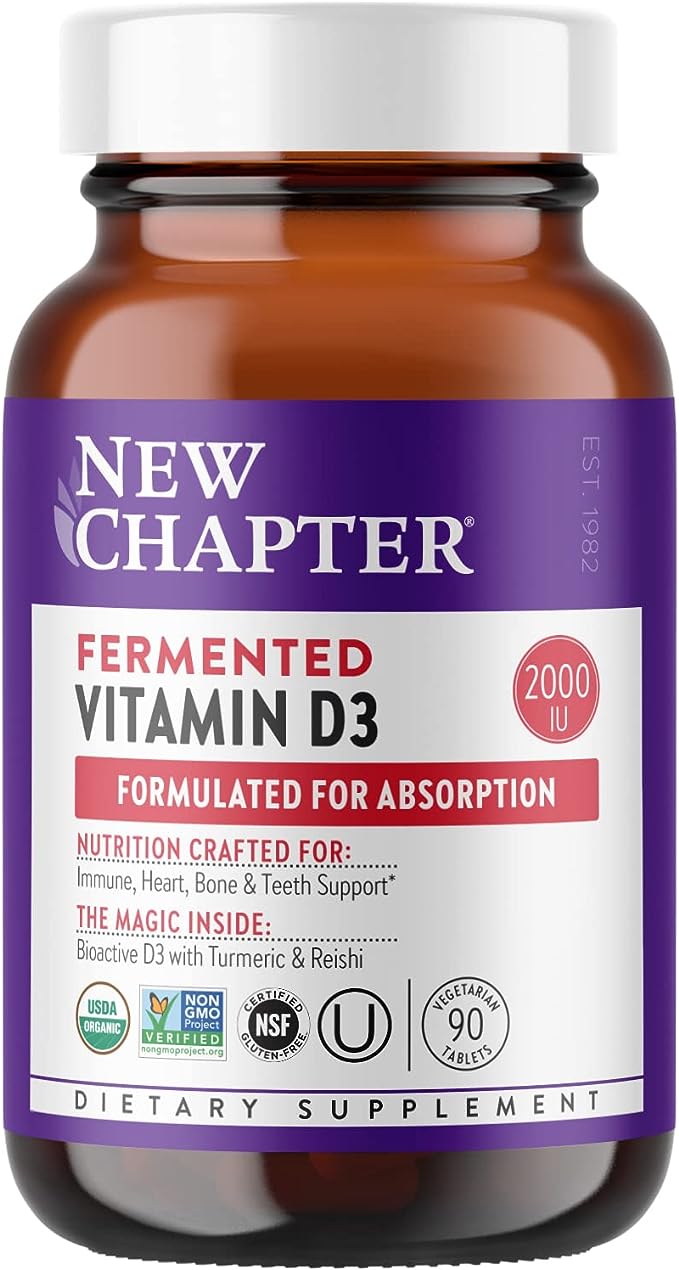 Витамин D3 из новой главы, ферментированный витамин D3, 2000 МЕ, 90 капсул new chapter ферментированный витамин d3 2000 ме 60 вегетарианских таблеток