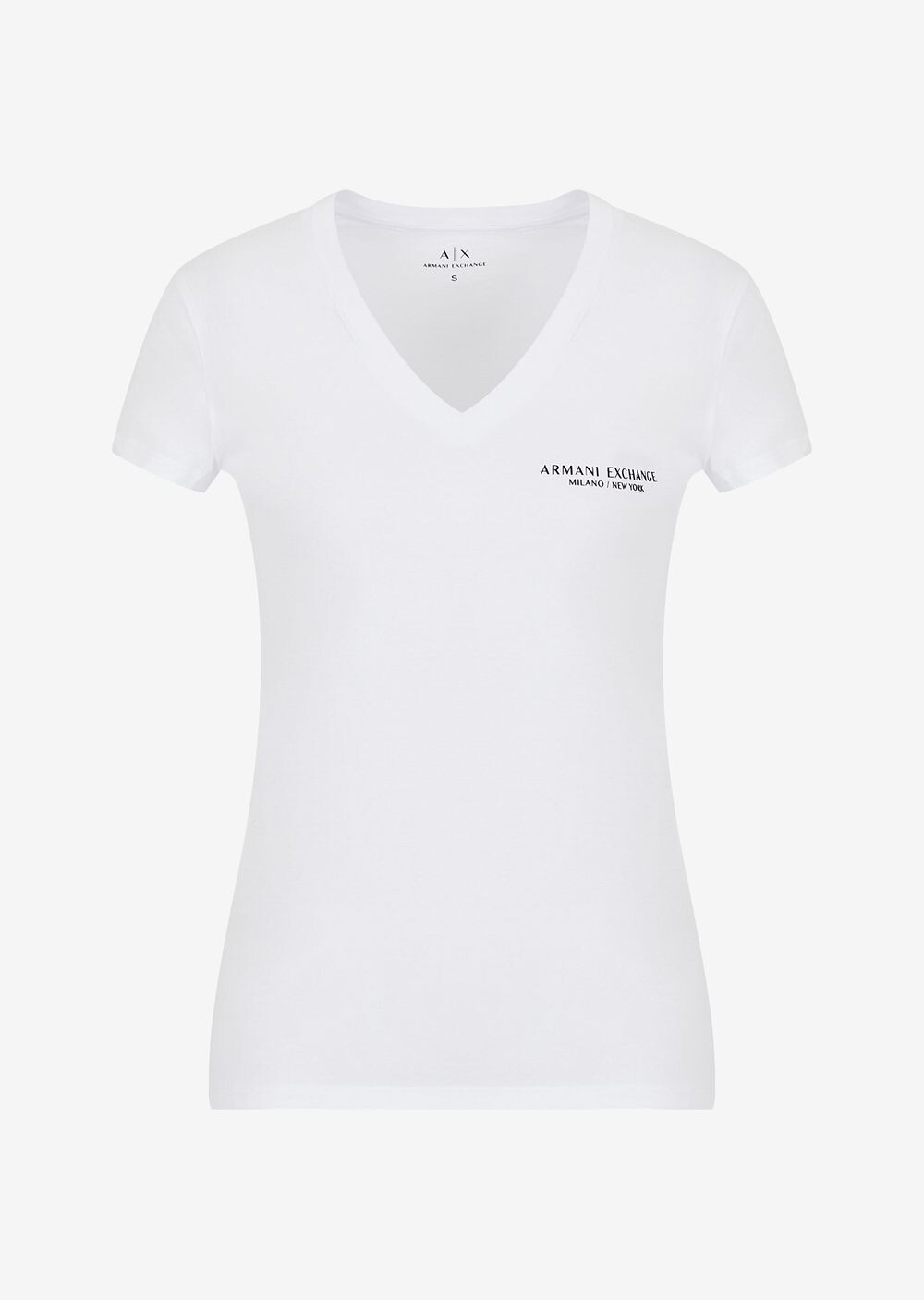 

Футболка Milano New York узкого кроя Armani Exchange, белый