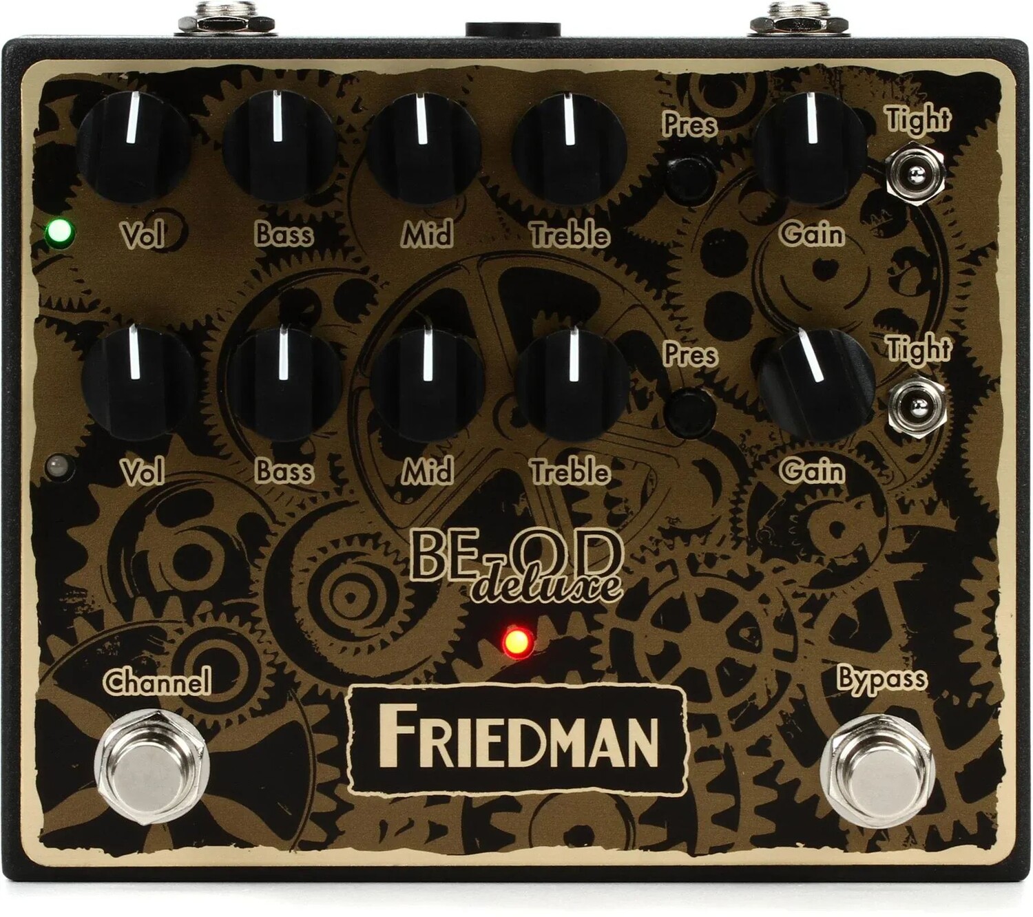 

Двойная педаль Overdrive Friedman BE-OD Deluxe — эксклюзивное издание Clockworks Sweetwater