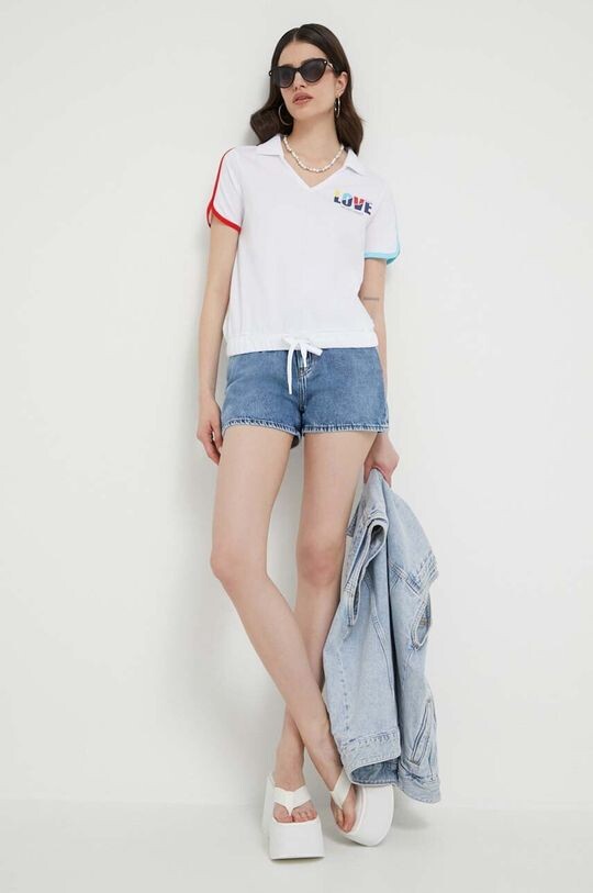 

Джинсовые шорты Love Moschino, синий